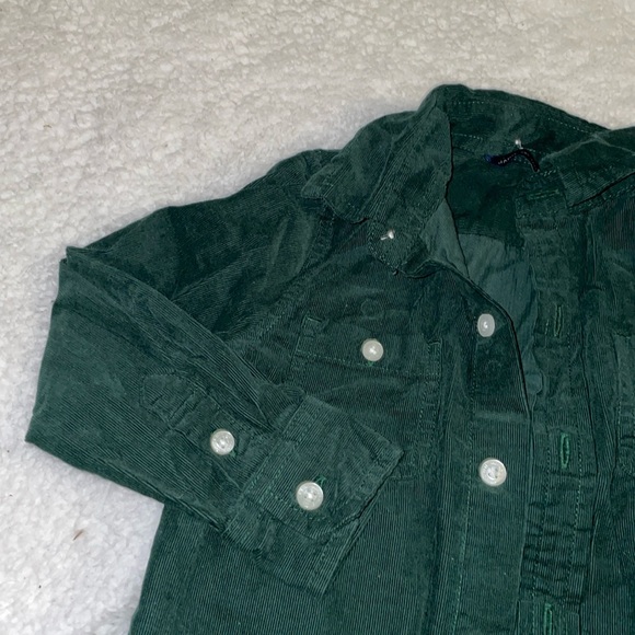 Janie and Jack green button down shirt, size 18-24 months - Picture 2 of 4